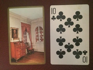 Single playing (swap) card~ Ten of Clubs ~ Pinochle Metropolitan Museum of Art - Foto 1 di 2