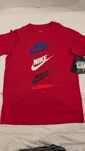 Boys Red Nike Shirt size M - Picture 1 of 4