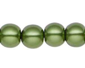 1 Hilo Hemalyke Magnético Perla Verde Esmeralda 6mm Cuentas Redondas 0.5-1.5mm Agujero - Imagen 1 de 2