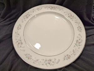Carlton "Corsage" Replacement 12" Chop Platter, White w/ Floral Trim- PRE-OWNED - Picture 1 of 11