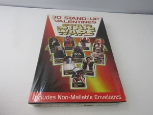 NIB 30 OLD STAND-UP VALENTINE STAR WARS CARDS SEALED W/ENVELOPES - Picture 1 of 2
