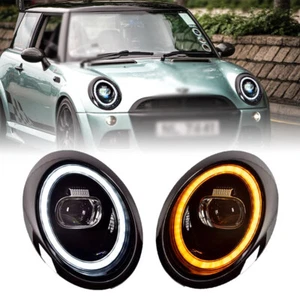 E57 LED Headlights For MINI Cooper R50 R52 R53 2001-2007 High Low Beam DRL Lamps - Picture 1 of 12