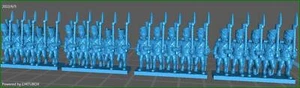 French grenadiers w bearskin - 15mm epic size - Picture 1 of 1