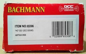 HO SCALE BACHMANN GG1 AMTRAK #906 65306 DCC & SOUND - Picture 1 of 12