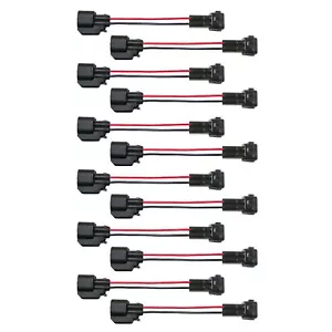 QFS Injector PnP Adapters - EV6/EV14 USCAR (female) to OBD2 (male) Wired QTY 12 - Picture 1 of 6