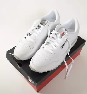 Zapatillas Tenis Reebok Clásicas Cuero Unisex (H3L) Cuero Blanco (JSF6) Para Hombres 11 - Imagen 1 de 9