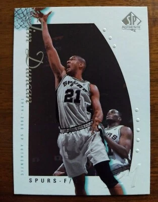 TIM DUNCAN, 1999-00 SP AUTHENTIC #73 - Image 1 of 2