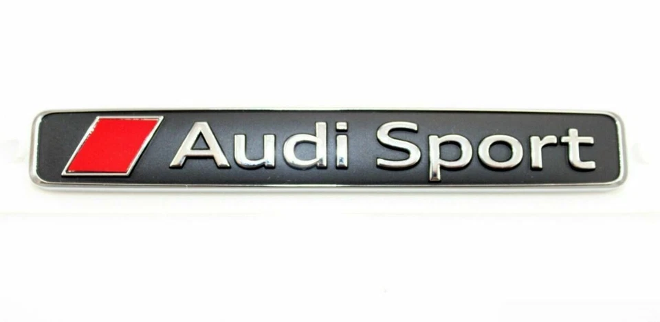 NUEVO ORIGINAL AUDI A6 S6 RS6 A8 S8 R8 PARRILLA AUDI SPORT LETRAS INSIGNIA EMBLEMA Foto 1 de 1