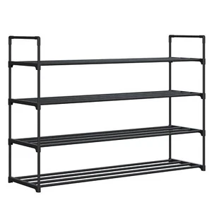 Shoe Rack - 4-Tier Shoe Organizer for Closet Bathroom Entryway - Shelf Holds ... - Picture 1 of 8
