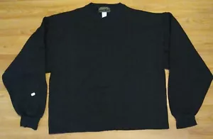 Nos Vintage 90er Jahre leer einfach Rundhalsausschnitt Sweatshirt M schwarz Camping Benzin - Bild 1 von 4
