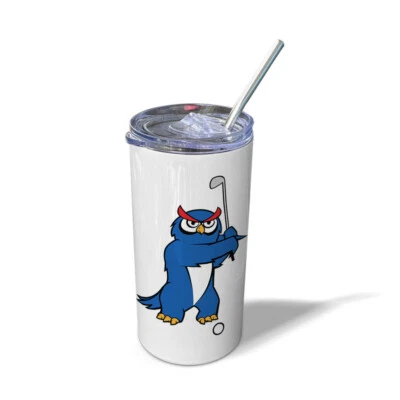 Taza de Viaje Vaso Búho Jugar Golf Deportes Golf Juegos Olímpicos Taza de Café Térmica Foto 1 de 4
