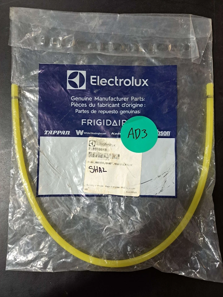 218976443 TUBO DE AGUA ELECTROLUX AMARILLO Foto 1 de 1