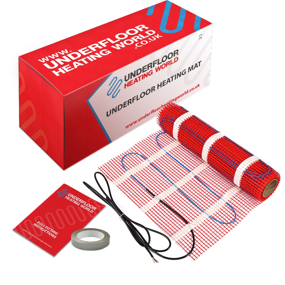 Electric Underfloor Heating Mat Kit 150W/m2 - Next Day Delivery - Image 1 of 1