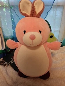 Squishmallows Bop Bunny HugMees Easter 2022 Pink Hug Mee BNWT Kellytoy 20” - Picture 1 of 5