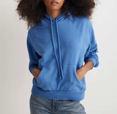 Sudadera con Capucha Madewell Bluestone Terry Relajada Manga Raglán Talla XXS Foto 1 de 4