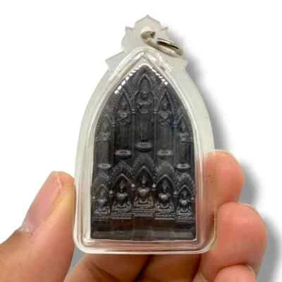 Phra 10 Medalla Buda Colgante Impermeable Wat Donyaihom Templo Mantra Amuleto Tailandés Foto 1 de 3