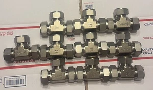 Lot of 10 Brand New Swagelok 1" Tee Unions SS-1610-3 - Picture 1 of 1