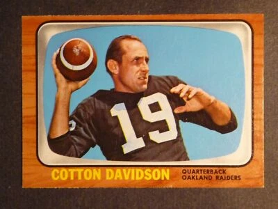 1966 Topps Cotton Davidson #109 Raiders NM+ 001 - Image 1 of 2