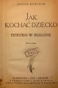 RAR Jüdisches Judaica 1929 Buch JANUSZ KORCZAK Polen Warschau Krakau Kinder - Bild 1 von 11