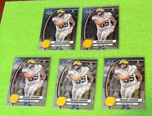 Mason Graham 2024 Bowman Chrome University 127 RC Lot of 5 - Picture 1 of 2