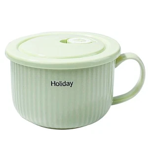 27.7 Ounce Soup Bowl with Handles, 5.2 Inch Soup Mug with Handles, Wide Large... - Picture 1 of 7