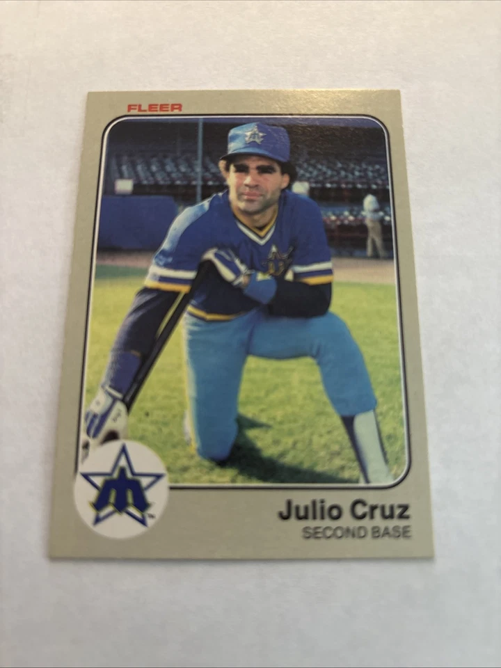 1983 Fleer Julio Cruz Seattle Mariners #478 NM-MINT - Image 1 of 1