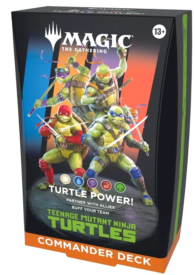 PRE-ORDER NEW MTG Teenage Mutant Ninja Turtles Commander Deck English Presale - Image 1 of 1