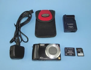 Panasonic Lumix DMC-TZ5, battery, charger, SD card and case. Near mint condition - Picture 1 of 21