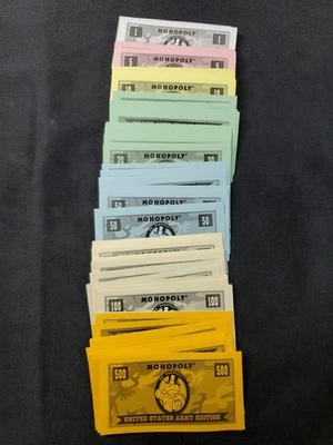 United States Army Edition Monopoly Game Money Replacement Parts Pieces - Image 1 of 4