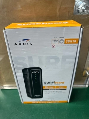 Arris SBG10 SurfBoard DOCSIS 3.0 AC1600 WiFi 5 Cable Modem (E10027146) - Image 1 of 3