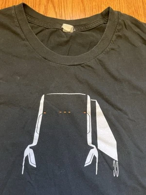 CAMISETA Negra TESLA Motors Logo SEMI TRUCK LG Elon Musk L Employee Rig Foto 1 de 4