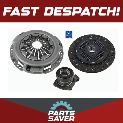 Clutch Kit 3pc (Cover+Plate+CSC) 225mm 3000990263 Sachs 2240078K01000 2210078K00 - Image 1 of 4