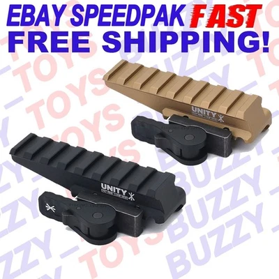 New Unity Tactical FAST Optics Riser for EOTech EXPS FST-ORF Black FDE