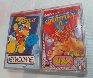 Lotto 2 Games Bomb Jack 2 + Gauntlet 2  Commodore 64 / 128 Cassette - Bild 1 von 9
