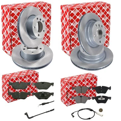 FEBI BREMSSCHEIBEN+BELÄGE VORNE+HINTEN passend für BMW 1er E81 3er E90 E91 92 93 - Bild 1 von 4