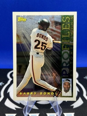 1996 Topps Profiles - Barry Bonds #NL-03 - San Francisco Giants LEGEND ⚾️ - Image 1 of 4