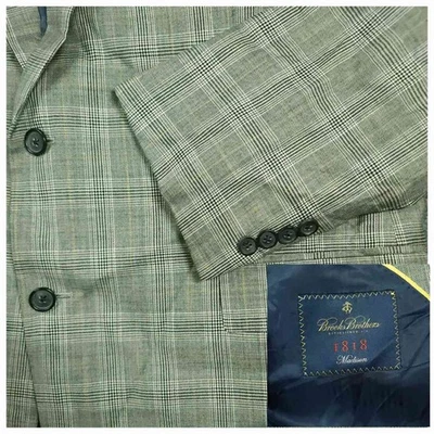 Brooks Brothers 1818 Blazer Sport Coat Mens 46L Madison E Thomas Super 130s Wool - Image 1 of 4