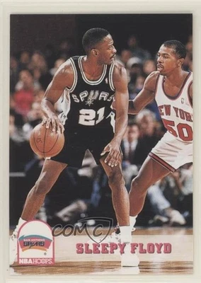 1993-94 NBA Hoops Sleepy Floyd #404 - Image 1 of 2