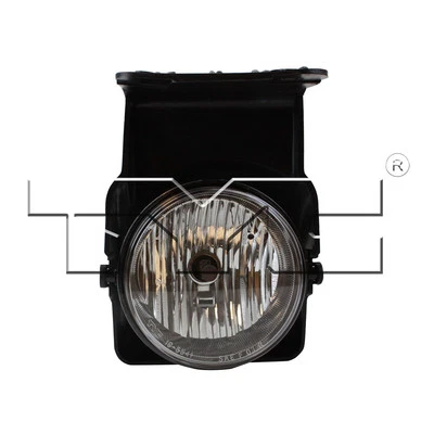 Conjunto de luz antiniebla clásica derecha para GMC Sierra 1500 HD 2007 TYC Foto 1 de 2