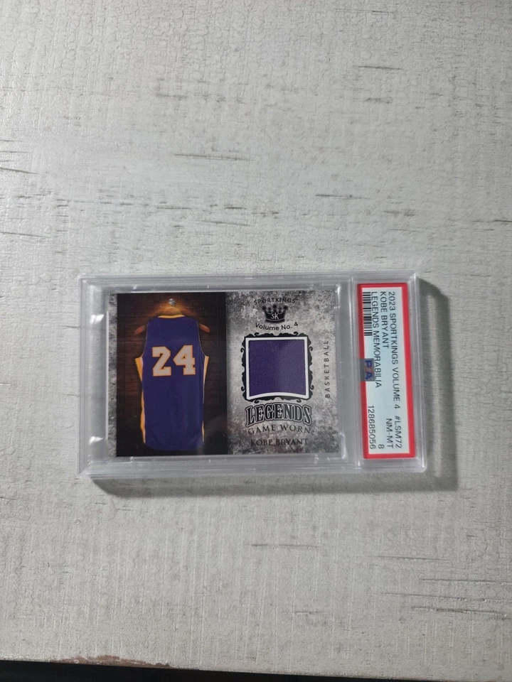 2023 Sportkings Volume 4 Kobe Bryant Lendends Memorabilia #LSM72 PSA8 - Image 1 of 3