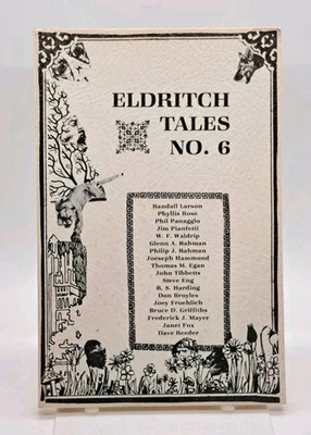 Eldritch Tales #6 by Crispin Burnham No. 6 Weird Tales Lovecraft Tradition 1979 - Image 1 of 4