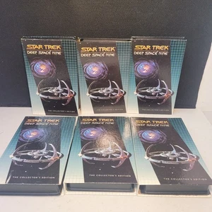 Lot B of 6 Star Trek Deep Space Nine VHS Tapes Columbia House 1998/99 Collector - Picture 1 of 11