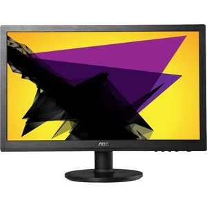 AOC E2060SN LED Monitor 20 Inch 1600 X 900 5 Ms VGA Black Monitor Very Good 7E - Picture 1 of 3