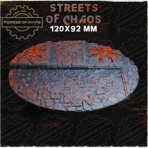Bases - Streets Of Chaos - Oval 120x92mm (x1) - Bild 1 von 1