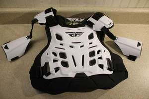 Fly Racing CE Revel Offroad XL Roost Guard Chest Protector White Z99 5891 - Bild 1 von 8