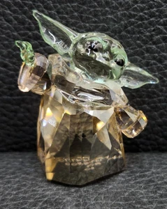 Swarovski Kristall Figur Star Wars Mandalorian The Child Grogu 2018 *LESEN* - Bild 1 von 7