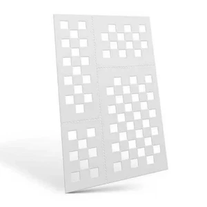 Green Stuff World - Plantillas flexibles Mylar CHEQUER grandes (7 mm) - Imagen 1 de 3