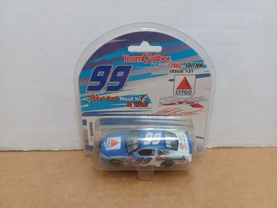 2002 Team Caliber Pit Stop 1/64 Jeff Burton #99 Issue #21 Peel Out Reel In & Win - Image 1 of 4