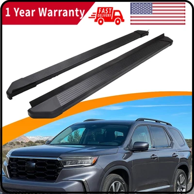 Escalones laterales de 600 lb para estriberas Honda Pilot 2023-2025 pedales barras laterales 2 piezas Foto 1 de 4