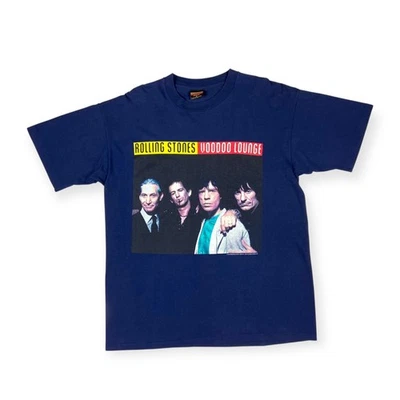 The Rolling Stones VTG 95/95 Tour Voodoo Lounge Blue T-Shirt USA XL - Image 1 of 4